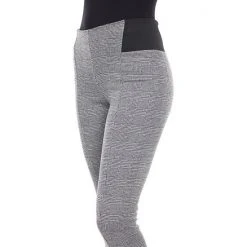 Women's White Mark Jacquard Slim-Fit Pants Gray Square -White Mark Sales unnamed file 850