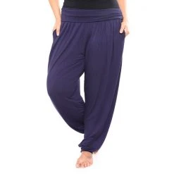 Plus Size White Mark Harem Pants Brown -White Mark Sales unnamed file 906