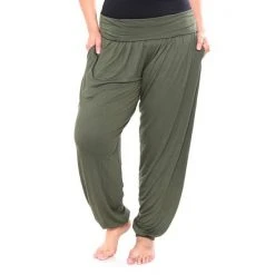 Plus Size White Mark Harem Pants Brown -White Mark Sales unnamed file 907