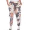 Plus Size White Mark Tie-Dye Harem Pants Red -White Mark Sales unnamed file 910