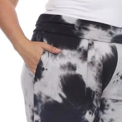 Plus Size White Mark Tie-Dye Harem Pants Red -White Mark Sales unnamed file 912